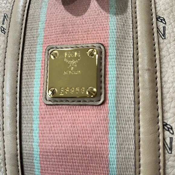 MCM Top-Zip Visetos 2-Way Bag - Picture 15 of 16